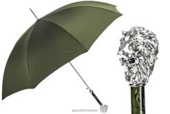 bărbați PASOTTI 478 6768-6 w37pv - umbrela verde, maner leu argintiu 84BXH79