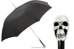 bărbați PASOTTI 478fa oxf-18 w33 - umbrelă cu craniu argintiu 84BXH43