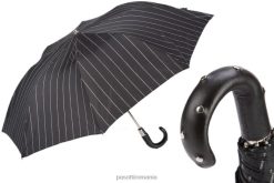 bărbați PASOTTI 64 1094-1 h34 - umbrela pliabila cu crampoane maner din piele 84BXH174