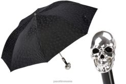 bărbați PASOTTI 64 pnt w33 - umbrela craniu argintiu imprimeu cranii 84BXH173