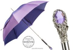 femei PASOTTI 185n 21284-14 w68 - umbrelă Swarovski violet, pânză dublă 84BXH554