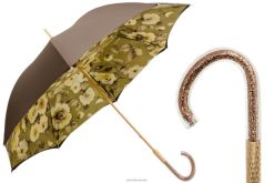 femei PASOTTI 189 55975-22 p34 - umbrelă kaki cu flori și sclipici 84BXH346