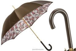 femei PASOTTI 189 5f805-6 p - umbrela paisley cu maner din piele 84BXH454