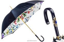femei PASOTTI 189 5k598-1 c26 - umbrelă bleumarin cu flori 84BXH356
