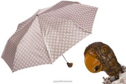 femei PASOTTI 257 55874-153 139 - umbrelă pliabilă cu buline cu mâner papagal 84BXH619