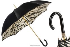 unisex PASOTTI 189 1409-29 b17 - umbrelă de tigru negru, pânză dublă 84BXH411