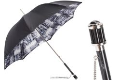 unisex PASOTTI 189n tigerpatch-6 s11 - umbrelă animalier alb-negru, pânză dublă 84BXH426