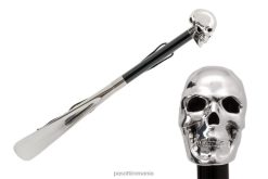 unisex PASOTTI cs w33 - craniu argintiu pentru pantofi 84BXH270