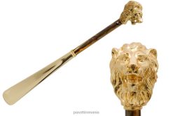 unisex PASOTTI cs w37po - pantofi de leu auriu, tija maro sidefat 84BXH260