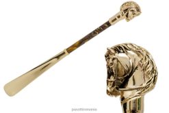 unisex PASOTTI cs w41po - potcoar de cal auriu, ax maro sidefat 84BXH310